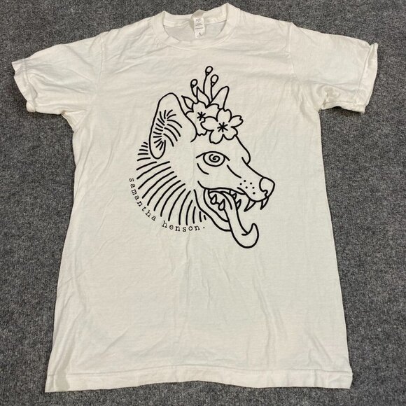 Samantha Henson T-shirt S White Cotton Band Concert Tour - Picture 1 of 6
